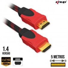 Cabo HDMI 5m KP-YP5003 Knup